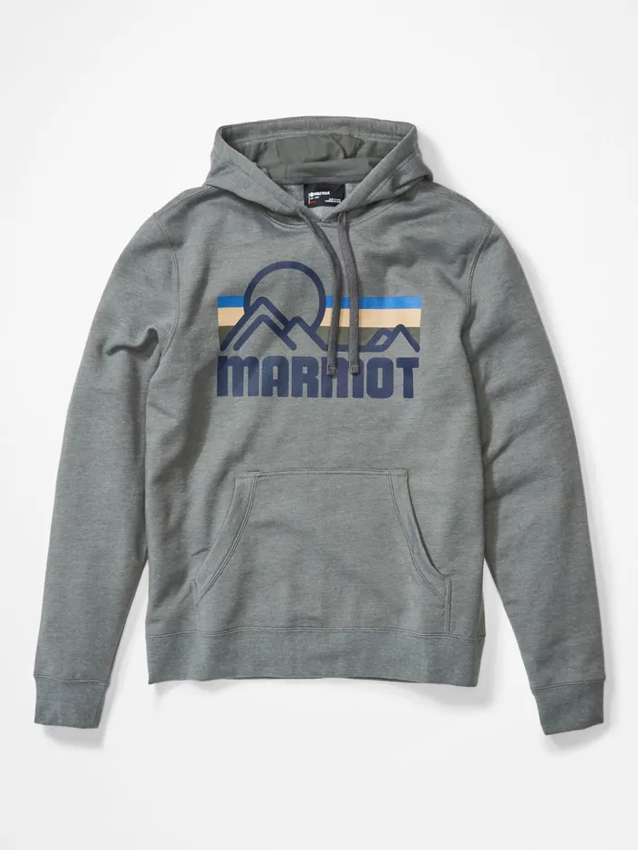 Mens Sweatshirts And Hoodies Marmot Coastal Hoody Charcoal Heather