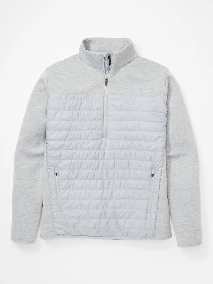 Mens Sweatshirts And Hoodies Marmot Norquay Zip Pullover Sleet