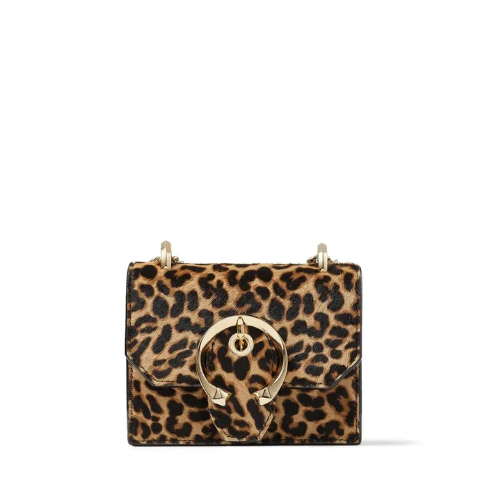 Mini Paris Natural LeopardPrint Pony Super Mini Bag With Metal Buckle Natural Women JIMMY CHOO Small Leather Goods Mini Paris Natural LeopardPrint Pony Super Mini Bag With Metal Buckle Natural Women JIMMY CHOO Small Leather Goods