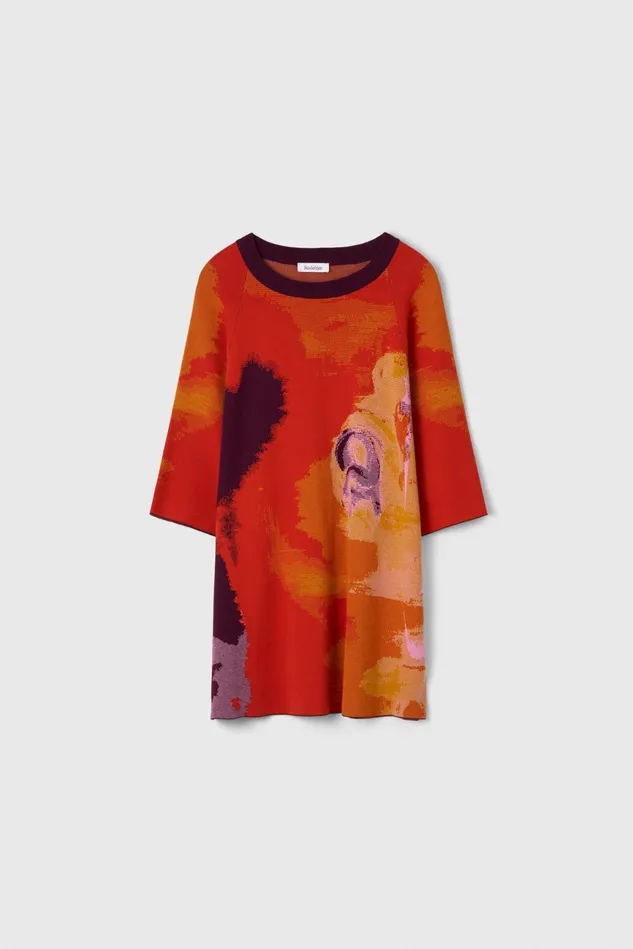 Minju Art Knitted Sweater Flame Multi Women Rodebjer Sets and Suits
