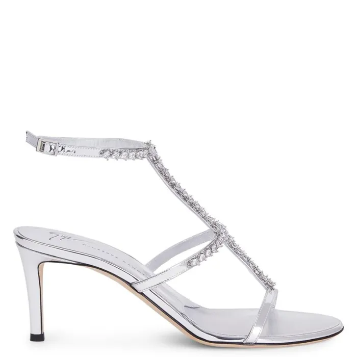 Minnah Silver Women Giuseppe Zanotti Sandals