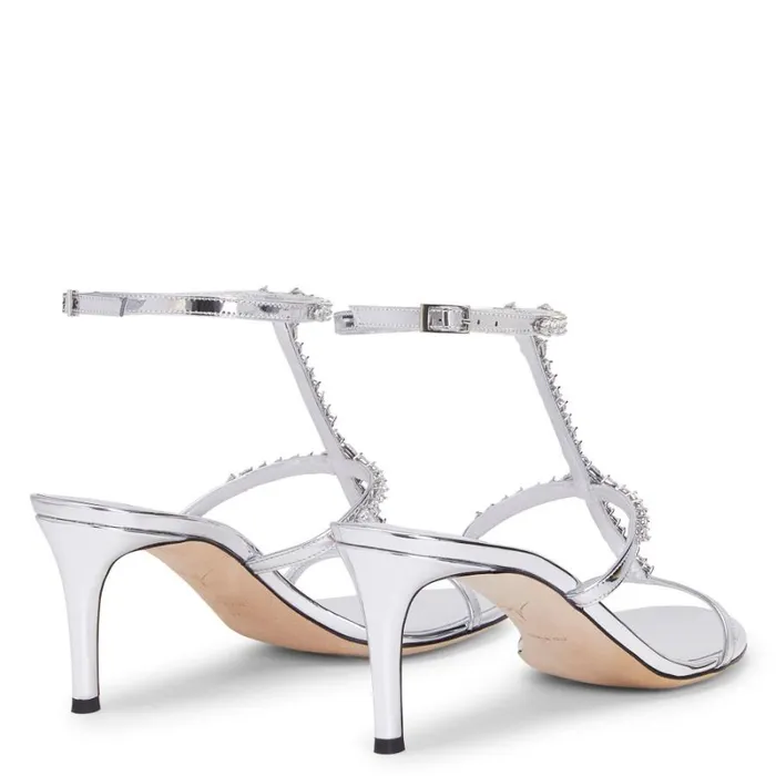 Minnah Silver Women Giuseppe Zanotti Sandals