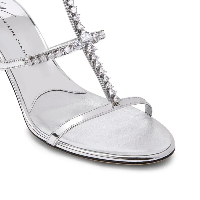 Minnah Silver Women Giuseppe Zanotti Sandals