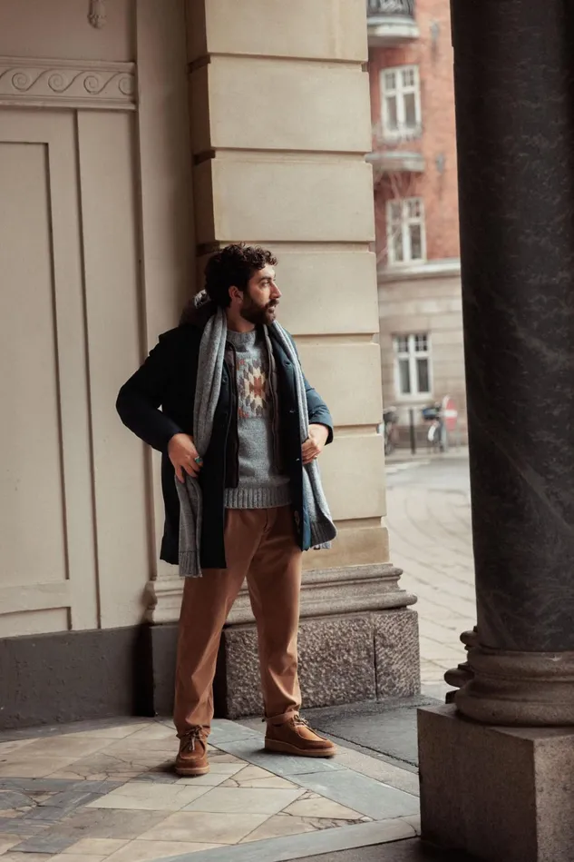 MOS MOSH Accessories MMGGiorgio Autumn Knit Scarf 8211 Men