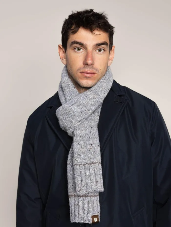 MOS MOSH Accessories MMGGiorgio Autumn Knit Scarf 8211 Men MOS MOSH Accessories MMGGiorgio Autumn Knit Scarf 8211 Men