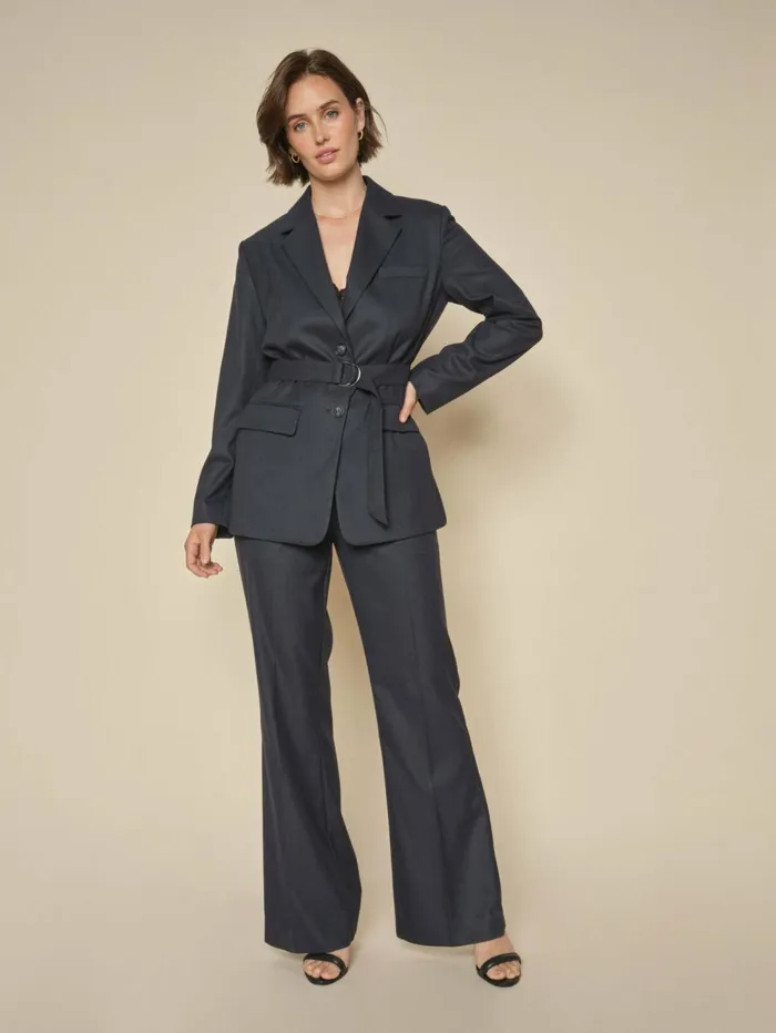 MOS MOSH Blazers MMHerdis Caia Blazer Salute Navy 8211 Women MOS MOSH Blazers MMHerdis Caia Blazer Salute Navy 8211 Women