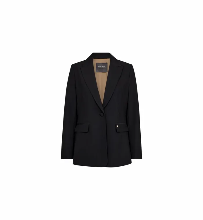 MOS MOSH Blazers MMLeonora Miley Blazer Black 8211 Women MOS MOSH Blazers MMLeonora Miley Blazer Black 8211 Women