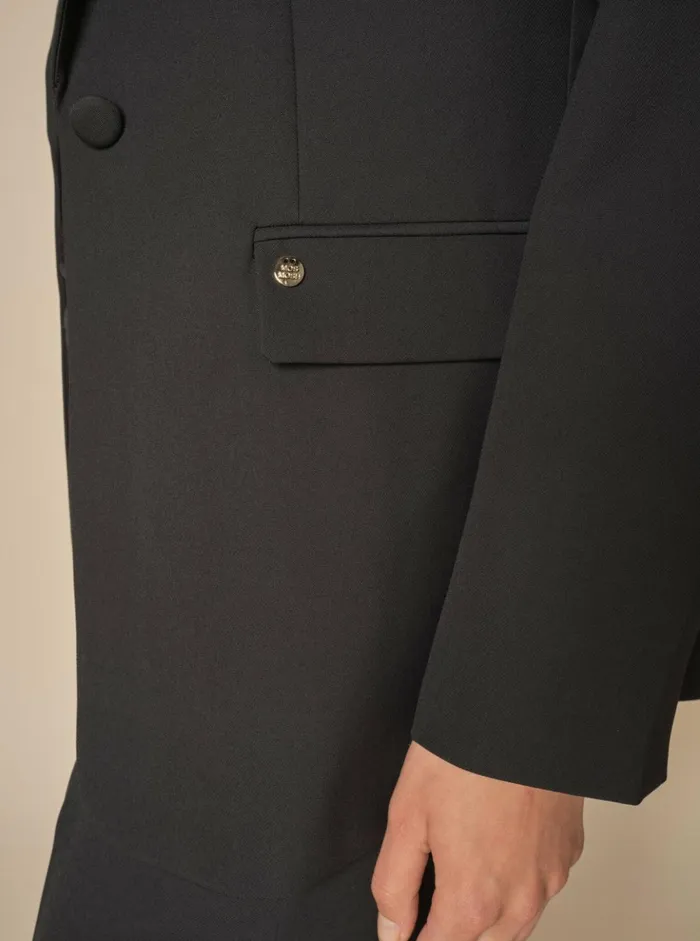 MOS MOSH Blazers MMLeonora Miley Blazer Black 8211 Women MOS MOSH Blazers MMLeonora Miley Blazer Black 8211 Women