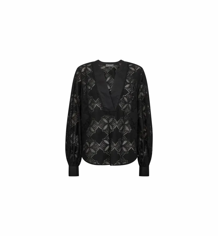 MOS MOSH Blouses and Tops MMYen Lace Blouse Black 8211 Women MOS MOSH Blouses and Tops MMYen Lace Blouse Black 8211 Women