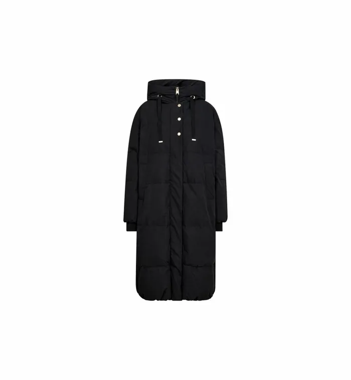 MOS MOSH Jackets and Coats MMCayo Long Quilt Down Jacket Black 8211 Women MOS MOSH Jackets and Coats MMCayo Long Quilt Down Jacket Black 8211 Women