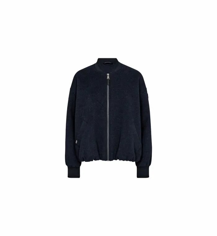 MOS MOSH Jackets and Coats MMDumont Bomber Wool Jacket Salute Navy 8211 Women MOS MOSH Jackets and Coats MMDumont Bomber Wool Jacket Salute Navy 8211 Women