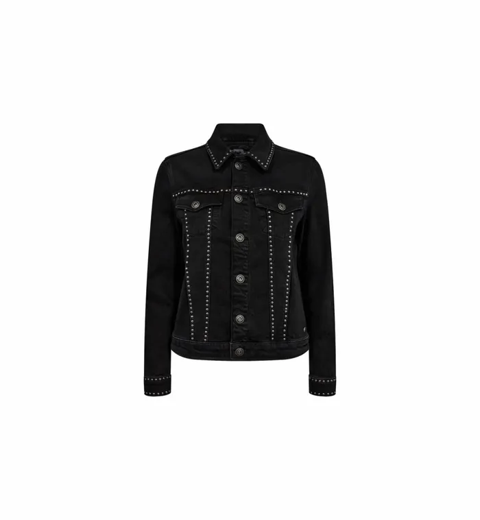 MOS MOSH Jackets and Coats MMMarly Denim Jacket Black 8211 Women MOS MOSH Jackets and Coats MMMarly Denim Jacket Black 8211 Women