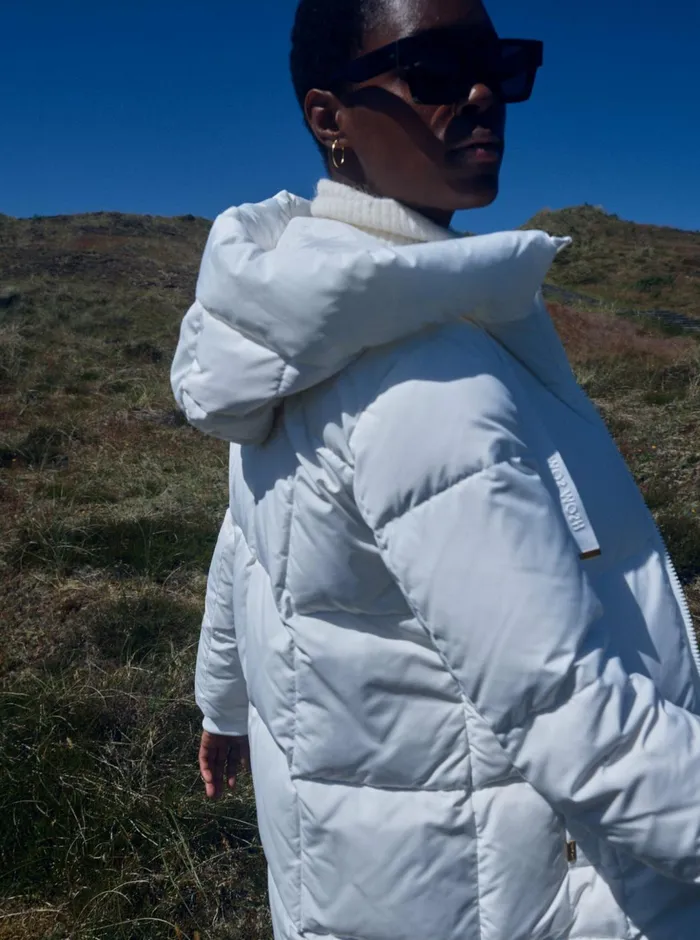 MOS MOSH Jackets and Coats MMNova Square Down Coat Offwhite 8211 Women