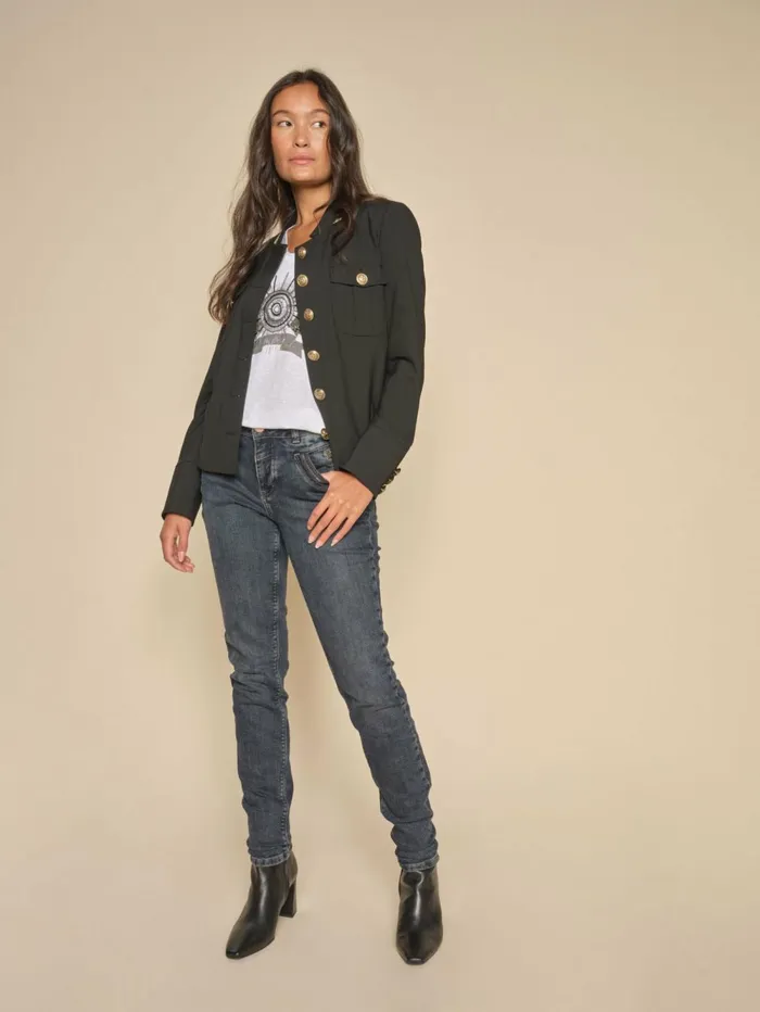 MOS MOSH Jeans MMNaomi Colla Jeans Dark Blue 8211 Women MOS MOSH Jeans MMNaomi Colla Jeans Dark Blue 8211 Women