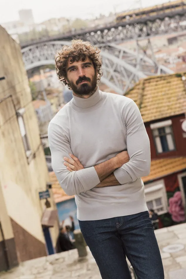 MOS MOSH Knits MMGAdam Soft Roll Neck Knit Soft Kit 8211 Men