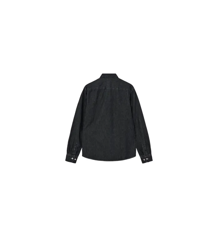 MOS MOSH Shirts MMGGibson Denim Shirt Grey Denim 8211 Men MOS MOSH Shirts MMGGibson Denim Shirt Grey Denim 8211 Men