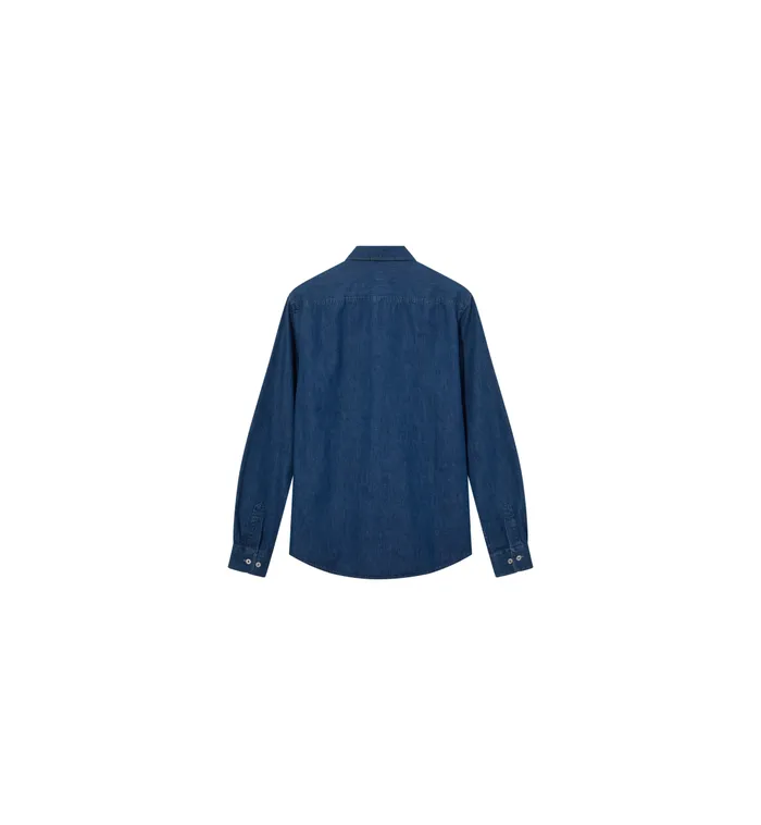 MOS MOSH Shirts MMGGibson Spring Denim Shirt Blue Denim 8211 Men MOS MOSH Shirts MMGGibson Spring Denim Shirt Blue Denim 8211 Men