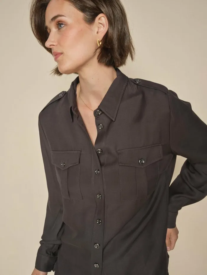 MOS MOSH Shirts MMMea Ozana Shirt Phantom 8211 Women MOS MOSH Shirts MMMea Ozana Shirt Phantom 8211 Women