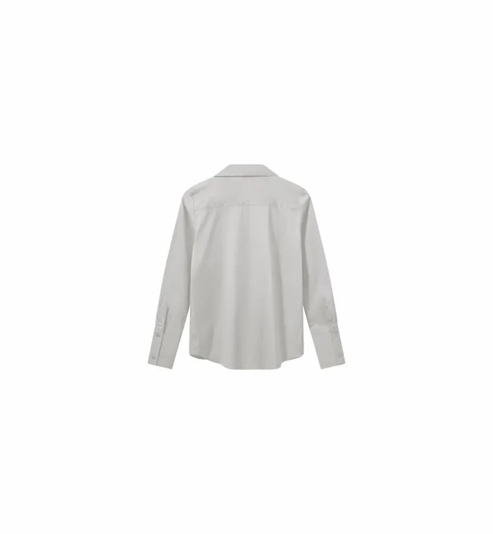 MOS MOSH Shirts MMSybel Satin Shirt White 8211 Women MOS MOSH Shirts MMSybel Satin Shirt White 8211 Women