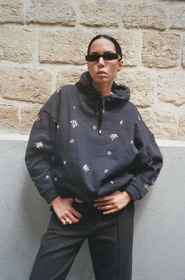 MOS MOSH Sweats MMHBliss Burnt Sweatshirt 8211 HEYANNO Black 8211 Women