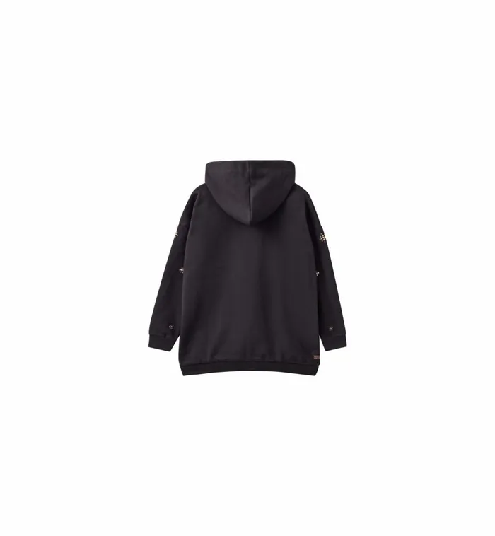 MOS MOSH Sweats MMHBliss Burnt Sweatshirt 8211 HEYANNO Black 8211 Women MOS MOSH Sweats MMHBliss Burnt Sweatshirt 8211 HEYANNO Black 8211 Women
