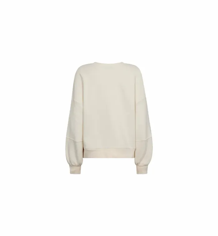 MOS MOSH Sweats MMMarit OLS Sweatshirt Ecru 8211 Women MOS MOSH Sweats MMMarit OLS Sweatshirt Ecru 8211 Women