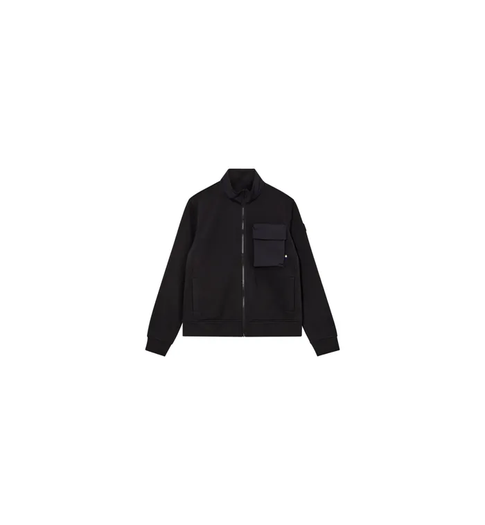 MOS MOSH Sweatshirts MMGComan Sweat Cardigan Black 8211 Men MOS MOSH Sweatshirts MMGComan Sweat Cardigan Black 8211 Men