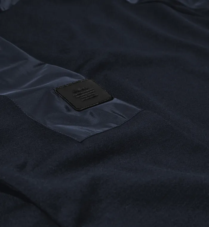 MOS MOSH Sweatshirts MMGJayson Zip Sweat Salute Navy 8211 Men