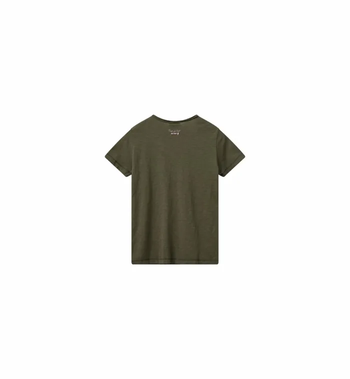 MOS MOSH Tees MMAstin Basic Tee Burnt Olive 8211 Women