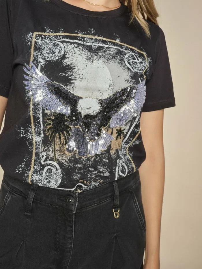 MOS MOSH Tees MMElli OSS Tee Black 8211 Women