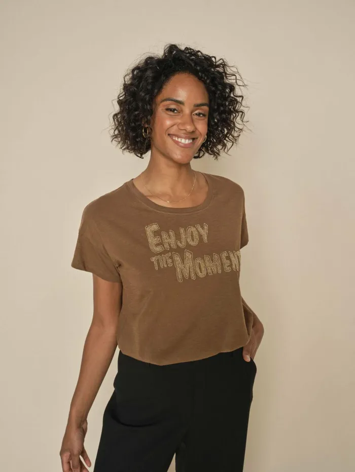 MOS MOSH Tees MMElvi OSS Tee Rain Drum 8211 Women