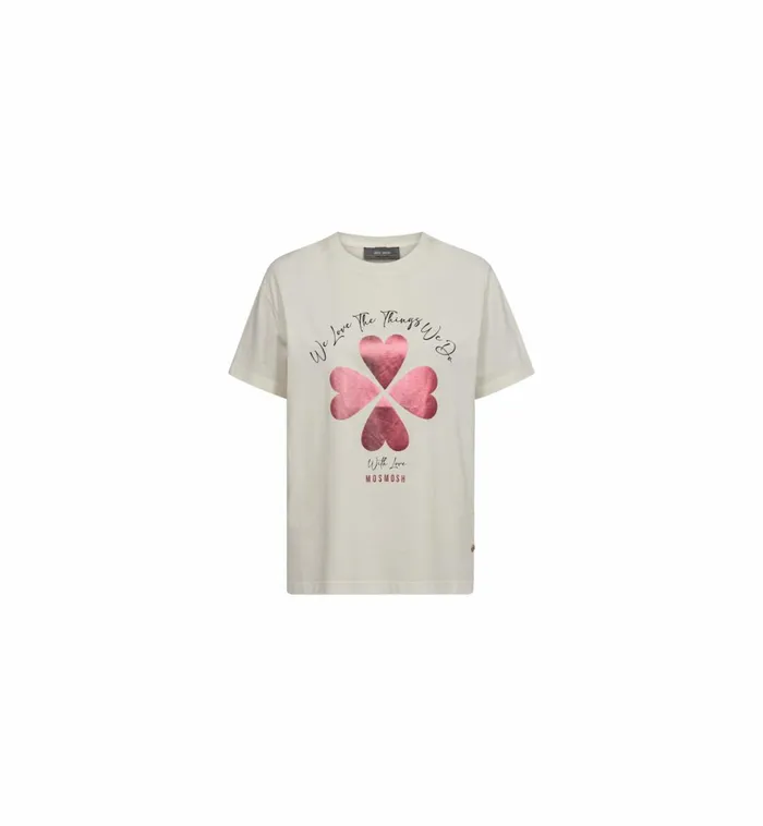 MOS MOSH Tees MMGirit OSS Tee Ecru 8211 Women MOS MOSH Tees MMGirit OSS Tee Ecru 8211 Women