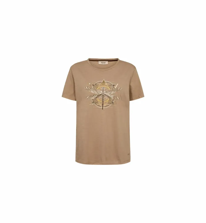 MOS MOSH Tees MMGull OSS Deco Tee Tannin 8211 Women MOS MOSH Tees MMGull OSS Deco Tee Tannin 8211 Women