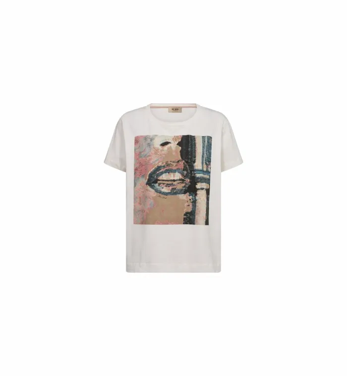 MOS MOSH Tees MMKarna OSS Tee Ecru 8211 Women MOS MOSH Tees MMKarna OSS Tee Ecru 8211 Women