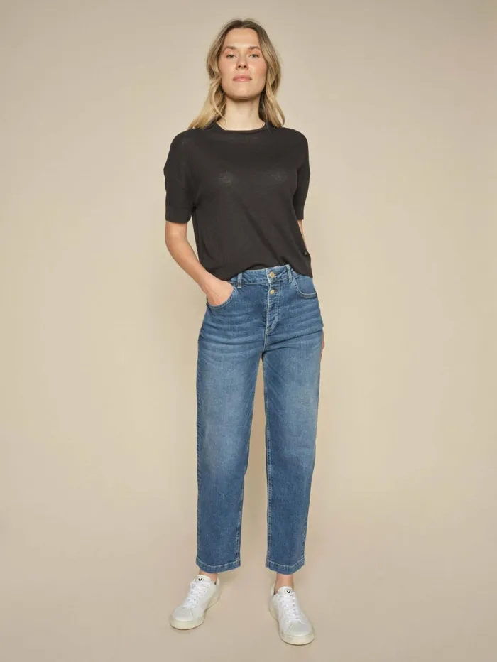 MOS MOSH Tees MMSwann OSS Flora Tee Black 8211 Women