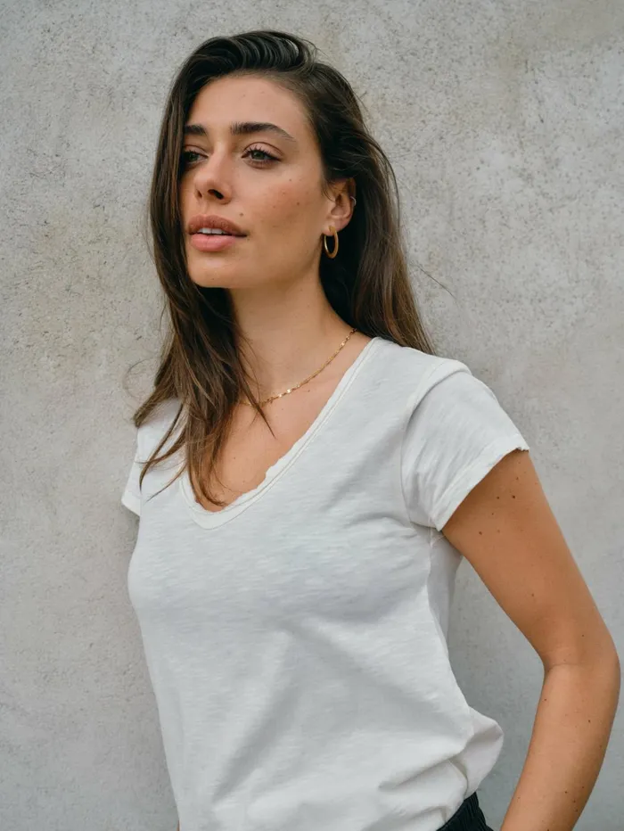 MOS MOSH Tees MMTulli VSS Basic Tee White 8211 Women