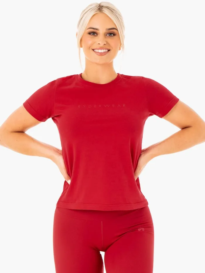 Motion TShirt 8211 Red Women Ryderwear TShirts