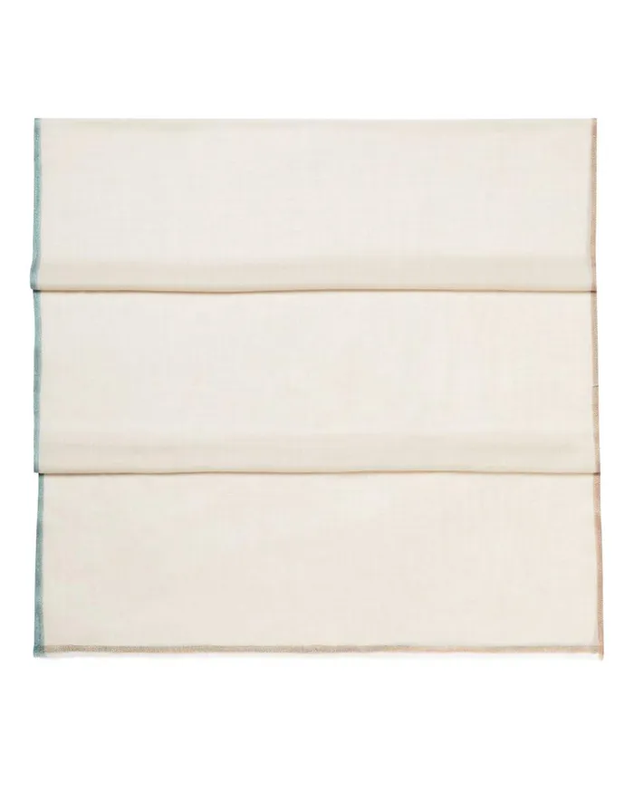 NPeal Cashmere Scarves Women Stripe Edge Cashmere Pashmina In Beige