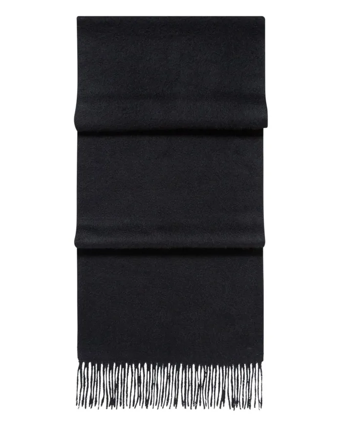 NPeal Cashmere Scarves Women Unisex Woven Cashmere Scarf In Black