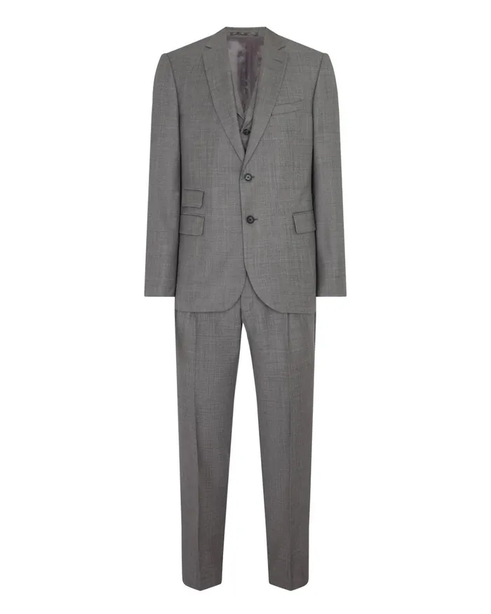 NPeal Coats and Jackets Men Woven 3 Piece Suit In Grey