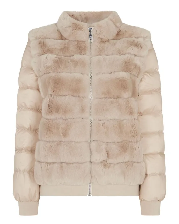 NPeal Coats and Jackets Women Detachable Sleeve Gilet In Snow Grey