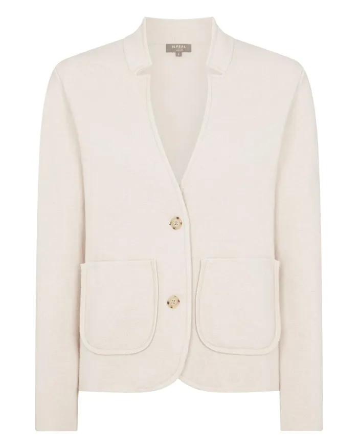 NPeal Coats and Jackets Women Milano Blazer In Almond White