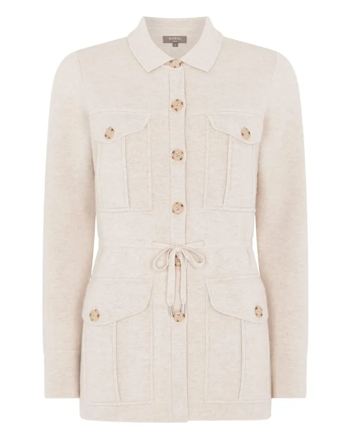NPeal Coats and Jackets Women Safari Jacket In Ecru White