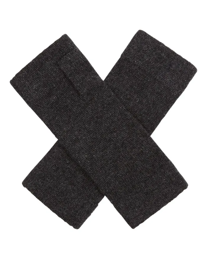 NPeal Gloves WomenMen Unisex Fingerless Cashmere Gloves In Dark Charcoal Grey NPeal Gloves WomenMen Unisex Fingerless Cashmere Gloves In Dark Charcoal Grey