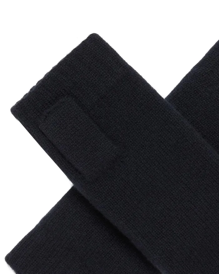 NPeal Gloves WomenMen Unisex Shearling Lined Wristwarmers In Navy Blue