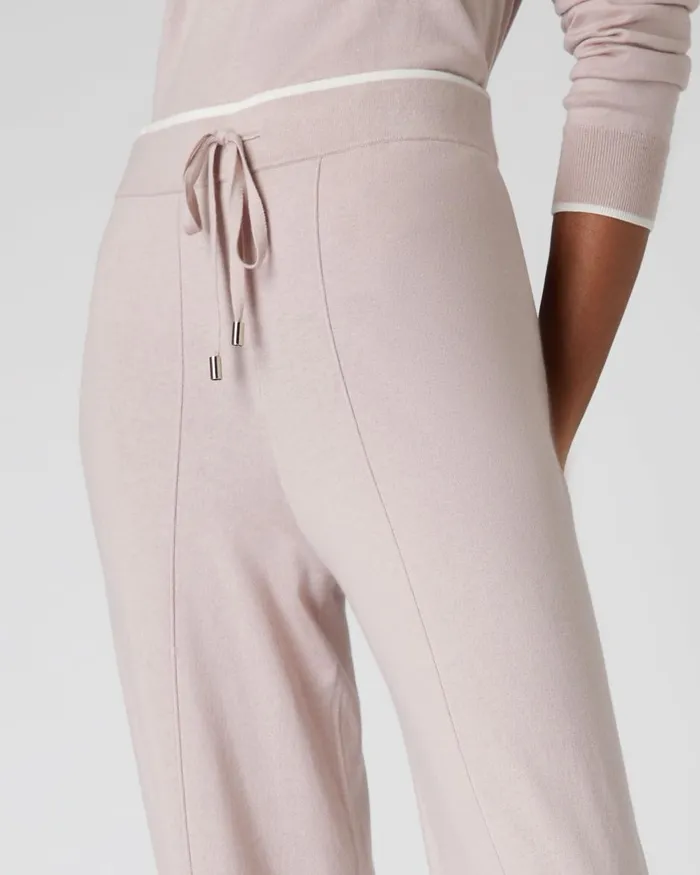 NPeal Leggings and Trousers Women Cotton Cashmere Trousers In Dune Pink