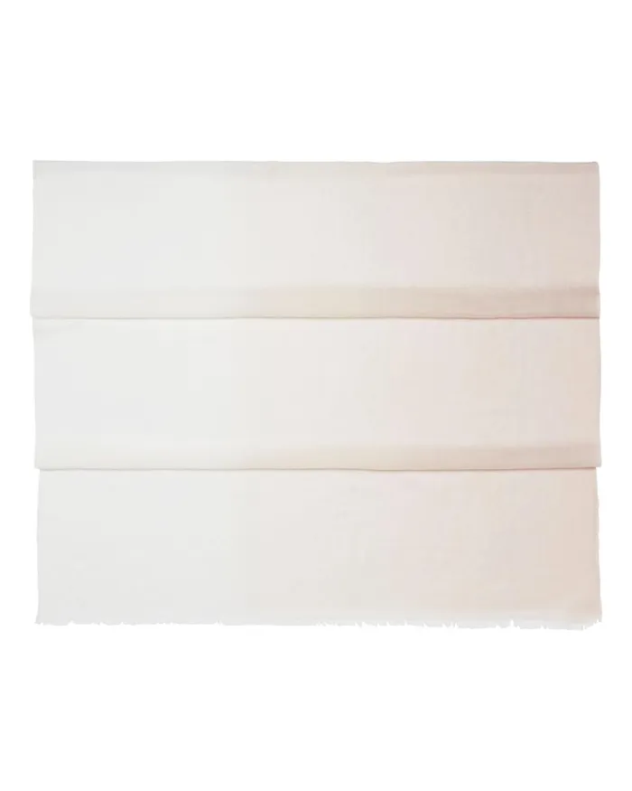 NPeal Pashminas Wraps and Shawls Women Dip Dye Cashmere Scarf In New Ivory White Canvas Pink NPeal Pashminas Wraps and Shawls Women Dip Dye Cashmere Scarf In New Ivory White Canvas Pink