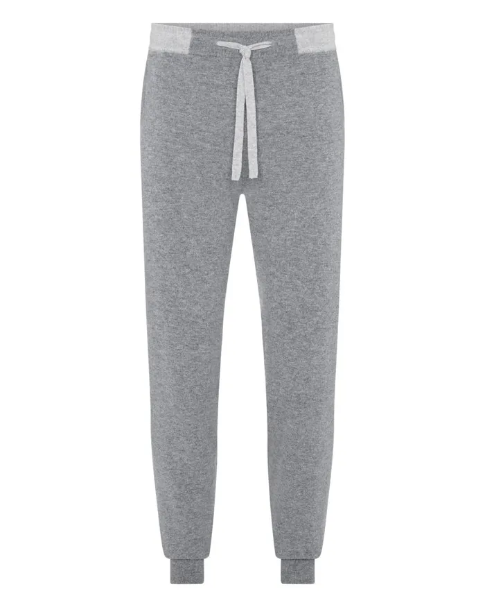 NPeal Trousers and Shorts Men Cashmere Pants In Flannel Grey
