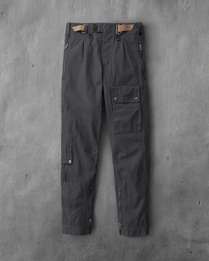 NPeal Trousers and Shorts Men Combat Trousers In Grey