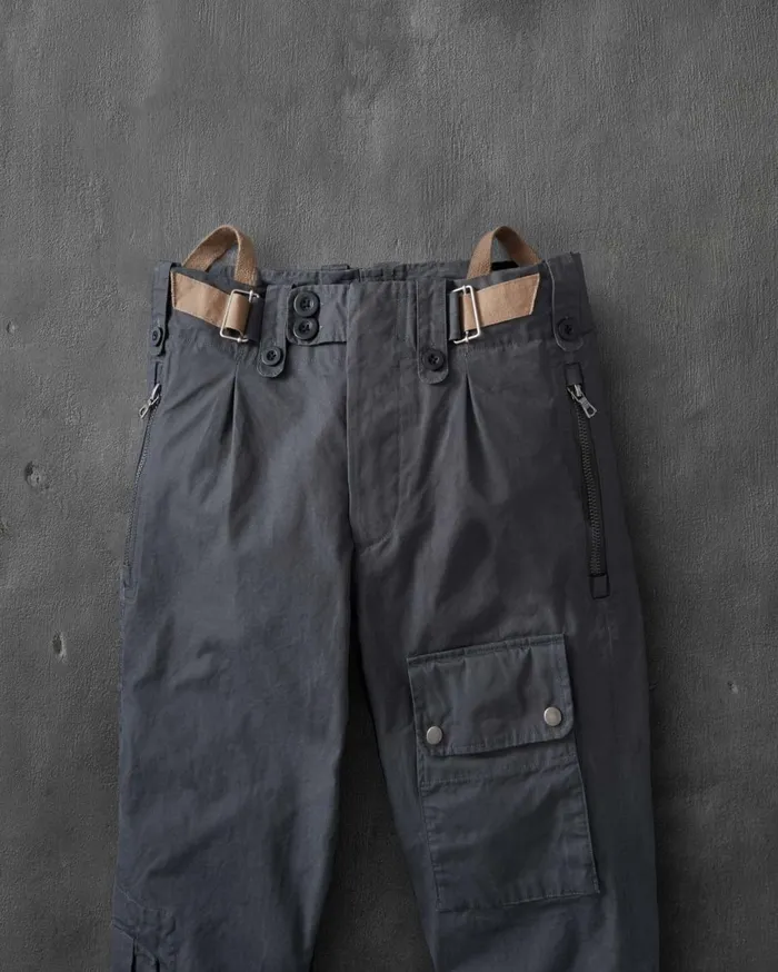 NPeal Trousers and Shorts Men Combat Trousers In Grey
